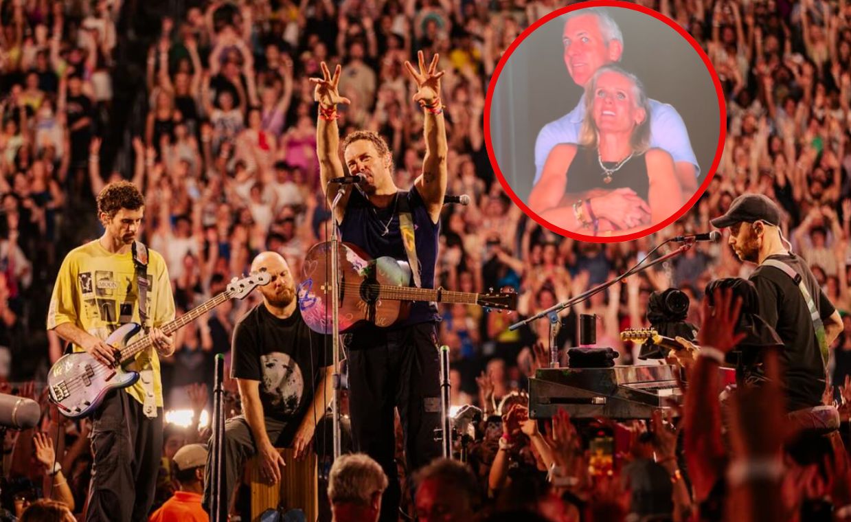 Odkryta zdrada na koncercie Coldplay. Wszystko przez "kiss cam"