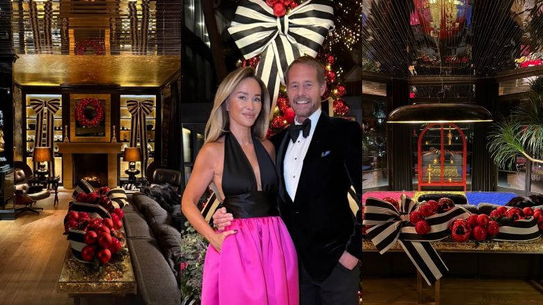 Warta krocie willa Joanny Przetakiewicz tonie w świątecznych dekoracjach. Luksus aż bije po oczach (ZDJĘCIA)