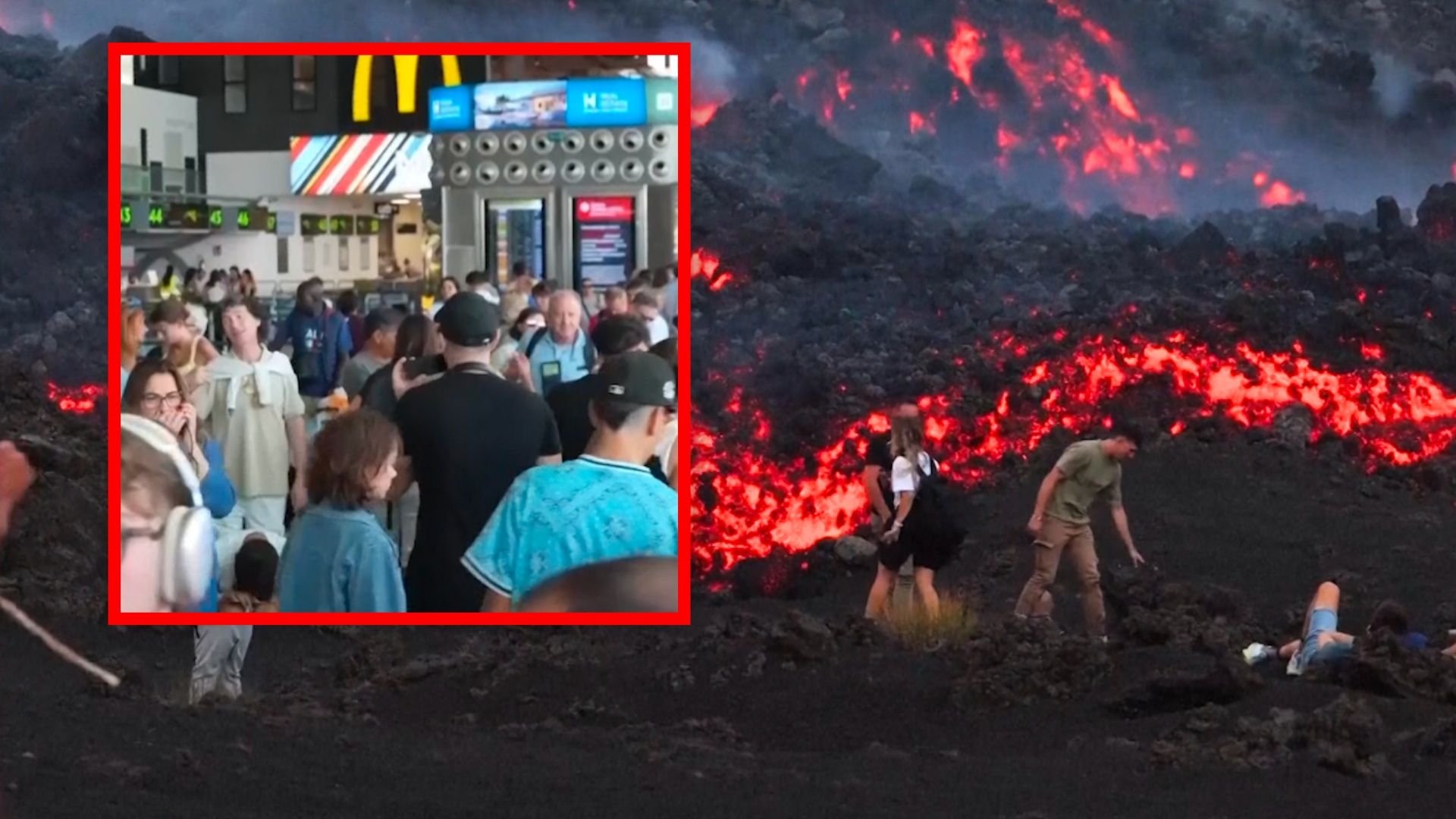 Paraliż na Sycylii. Nagrali, co dzieje się na lotnisku w Katanii