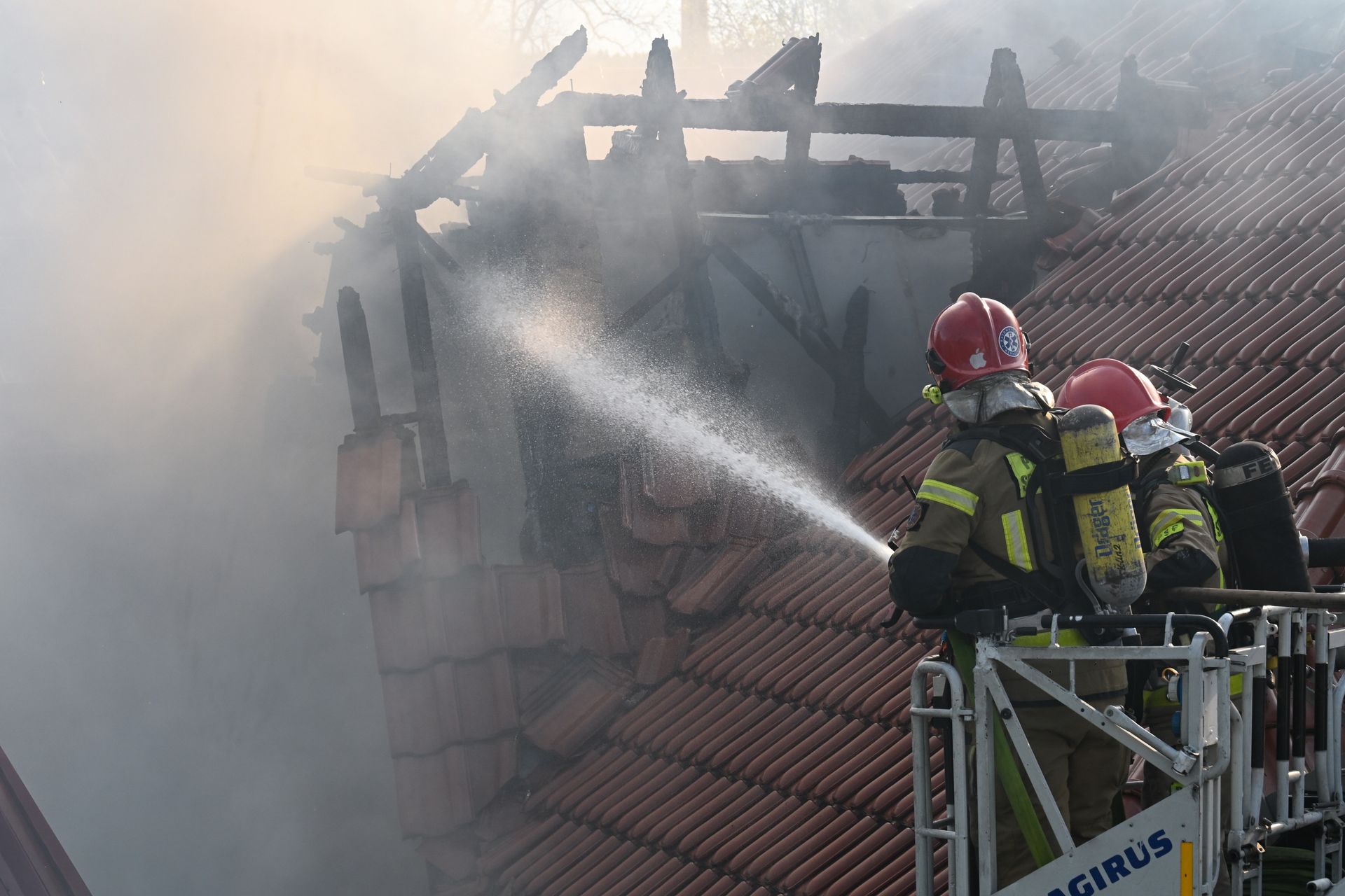 Pożar na weselu. Na miejscu ponad 60 strażaków