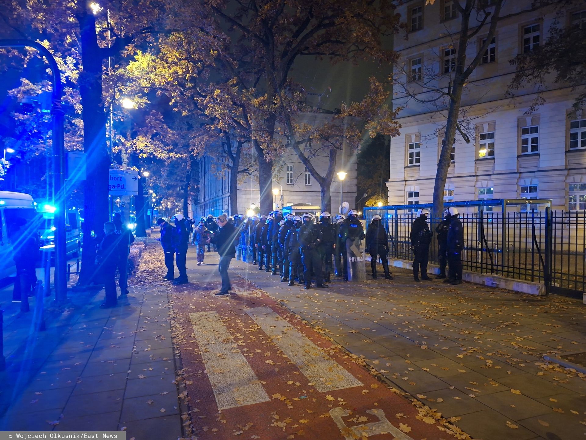 Są pierwsze zatrzymania pod TK. Policja o szczegółach