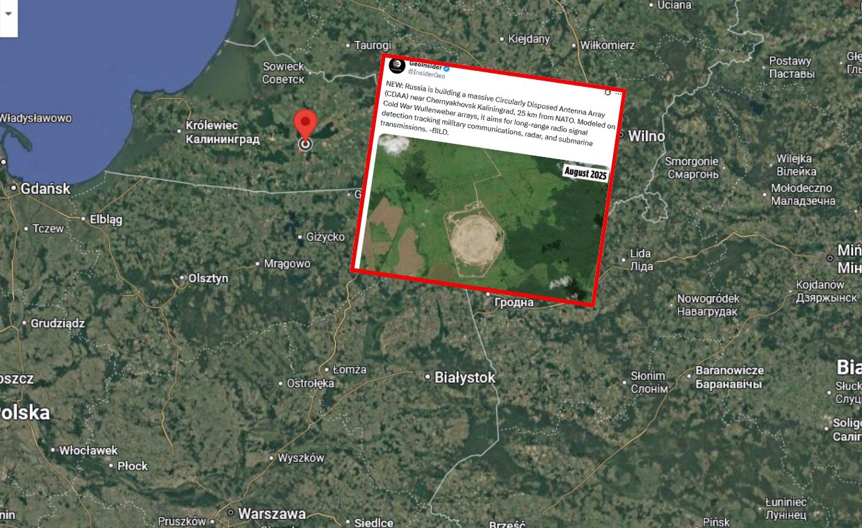 Tajemnicza baza blisko Polski? Rosja buduje tajemniczy obiekt