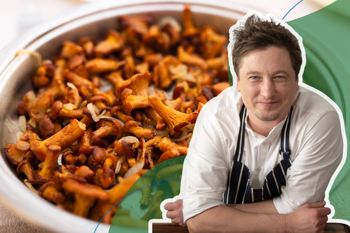 Pokazał, jak prawidłowo smażyć kurki. Tylko wtedy będą jędrne i chrupiące