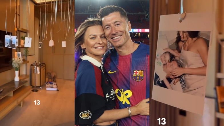 Lewandowscy świętują 13. rocznicę ślubu. W hotelowym pokoju na Anię czekała niespodzianka. Romantycznie? (FOTO)
