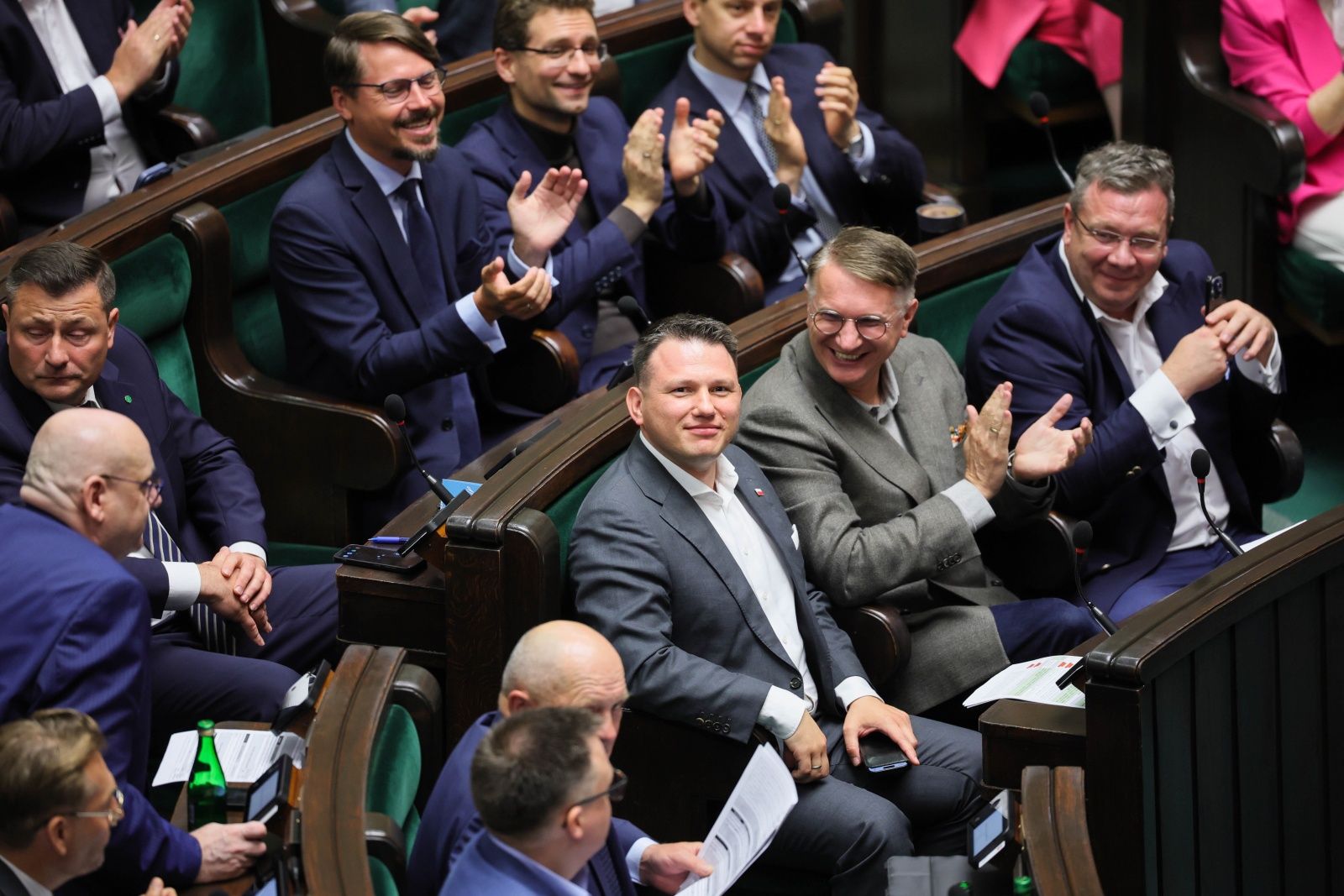 Zabrakło 4 głosów. Mentzen obronił w Sejmie immunitet za racę