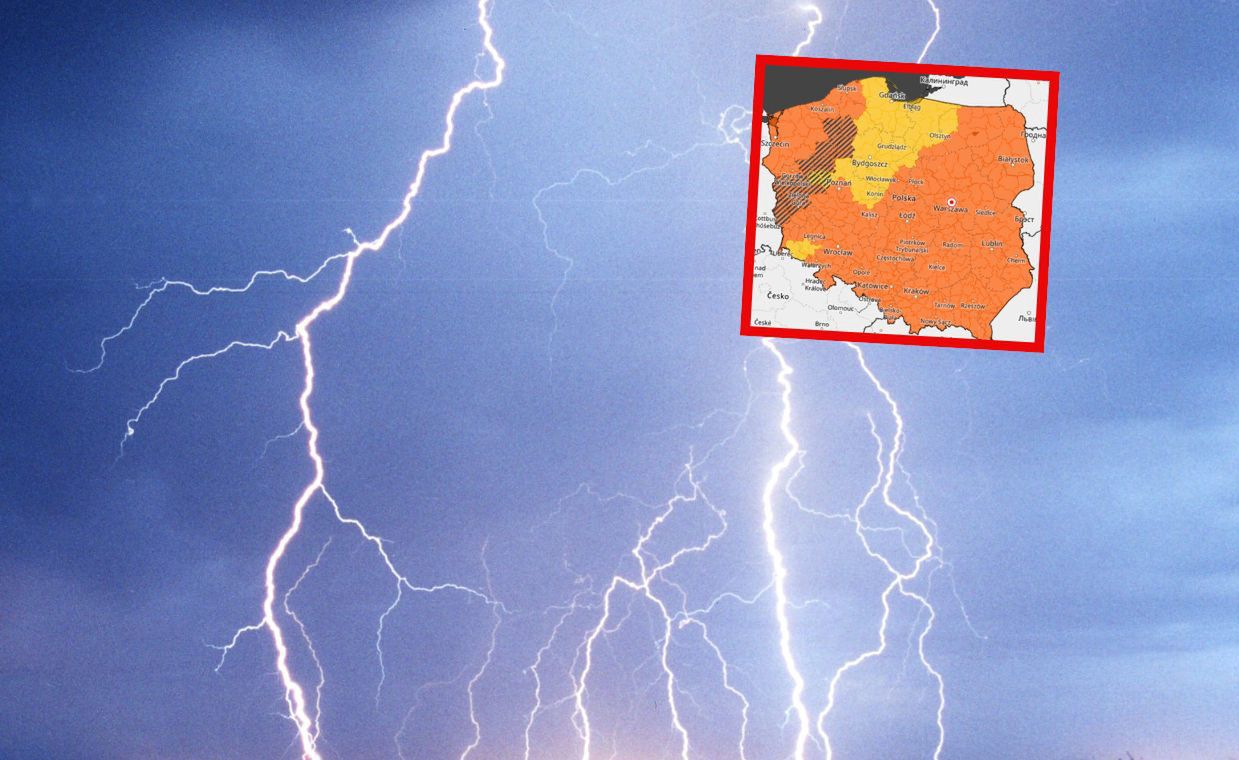 Alerty w całej Polsce. Na zachodzie już grzmi