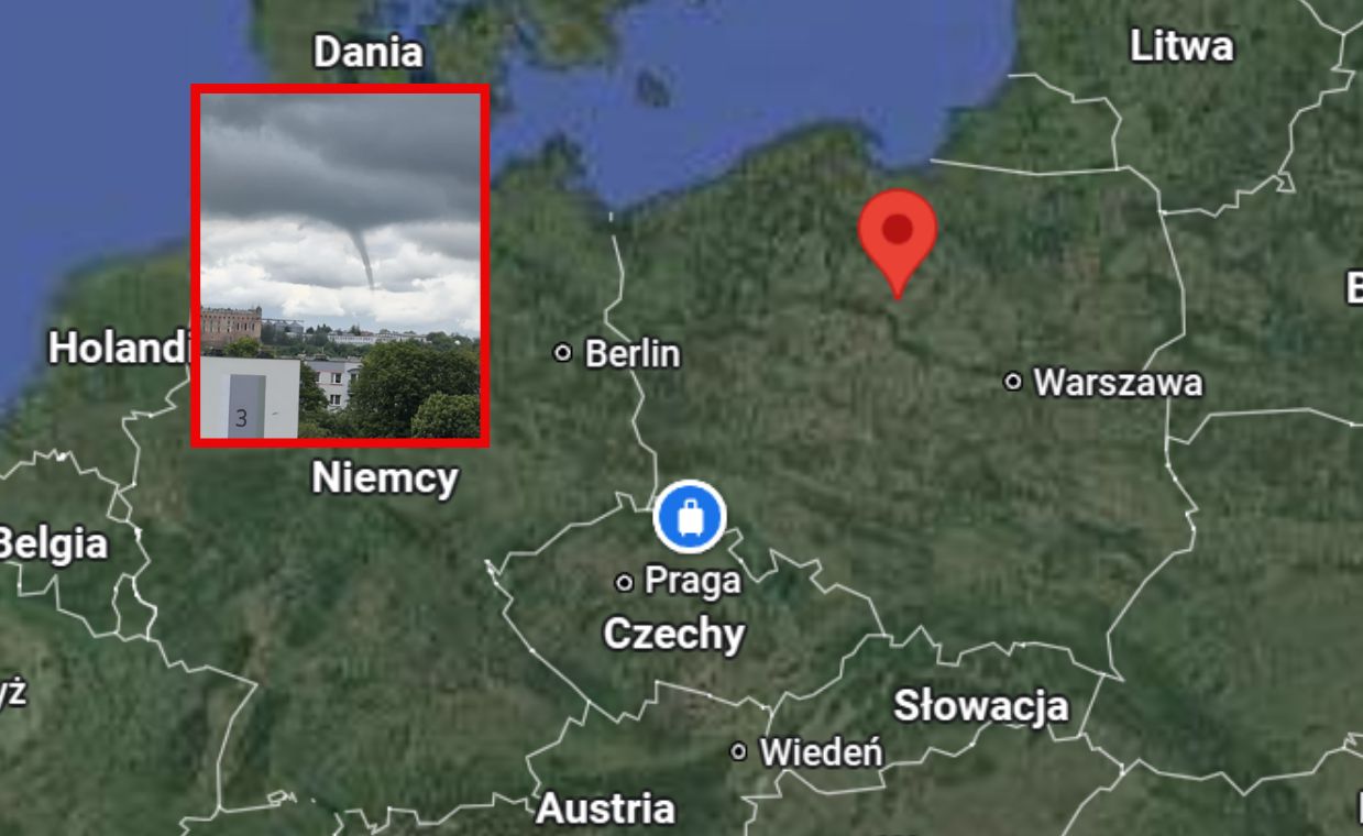 To zjawisko zaskoczyło mieszkańców. Zdążyli zrobić zdjęcie