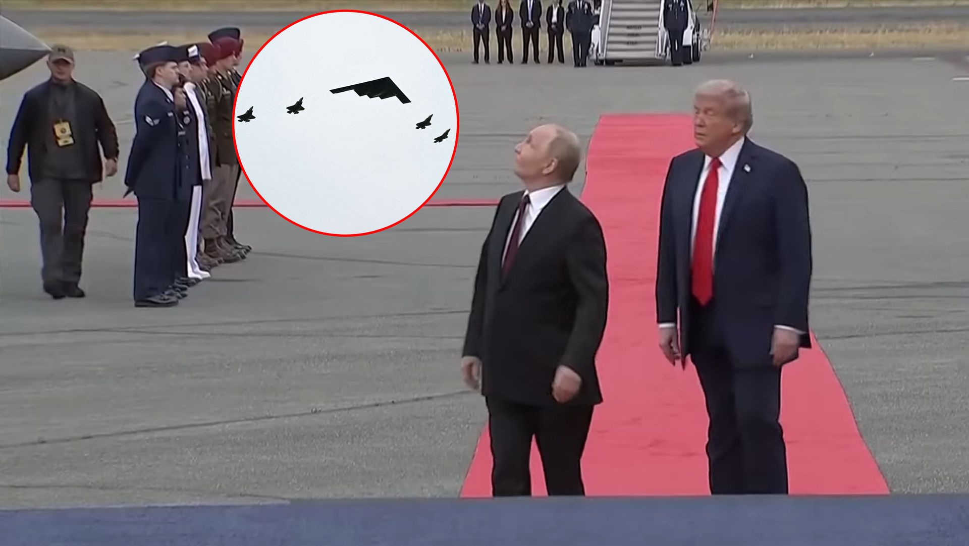 Przeleciał tuż nad Putinem. Media: na rozkaz Trumpa