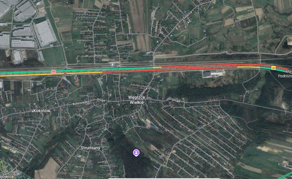 Karambol na A4. Utworzył się zator