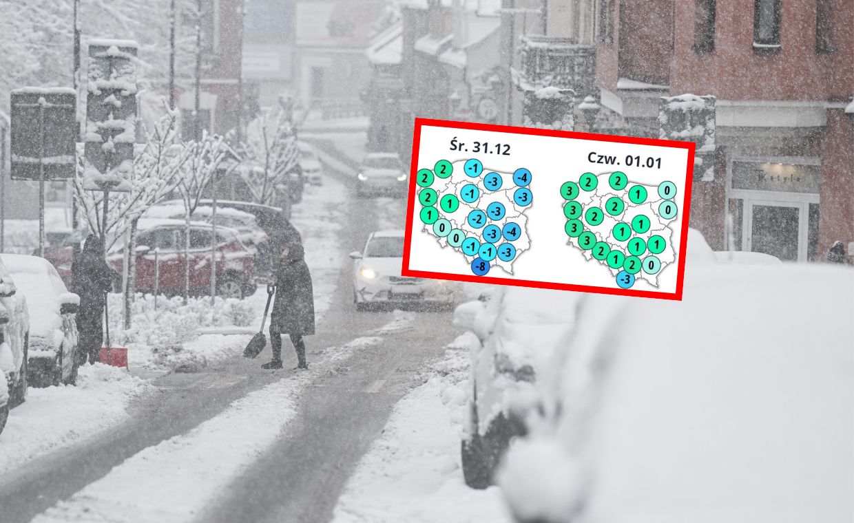 Zima nie odpuszcza na przełomie roku. Prognoza na Sylwestra i Nowy Rok