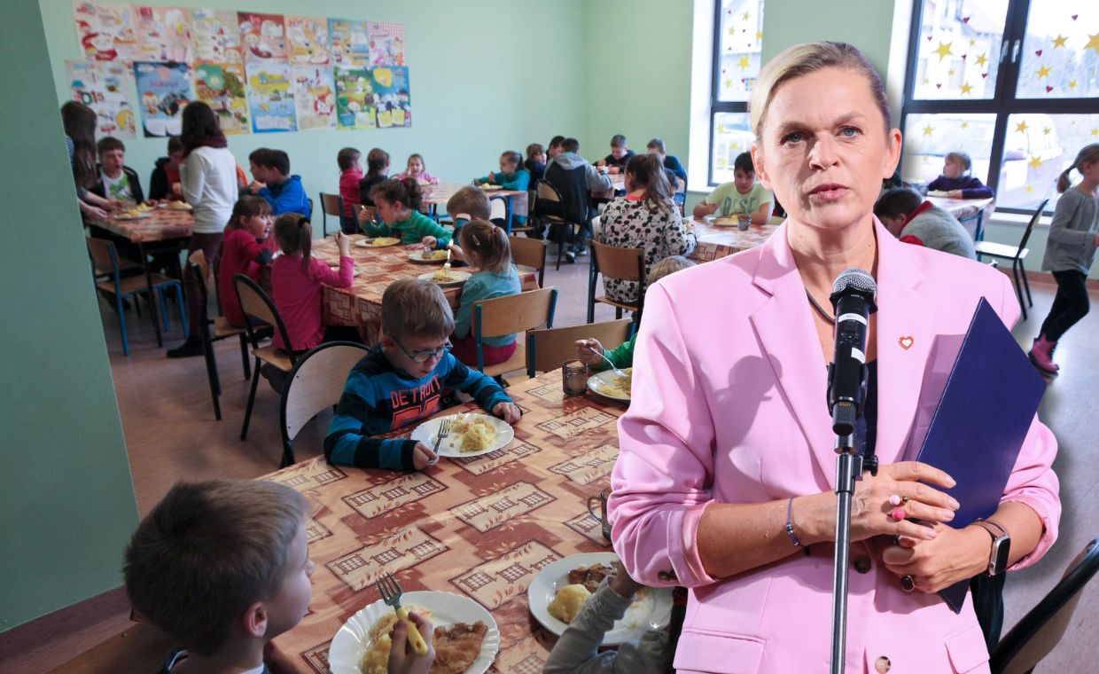 Awantura o menu w szkołach. Nowacka stawia sprawę jasno