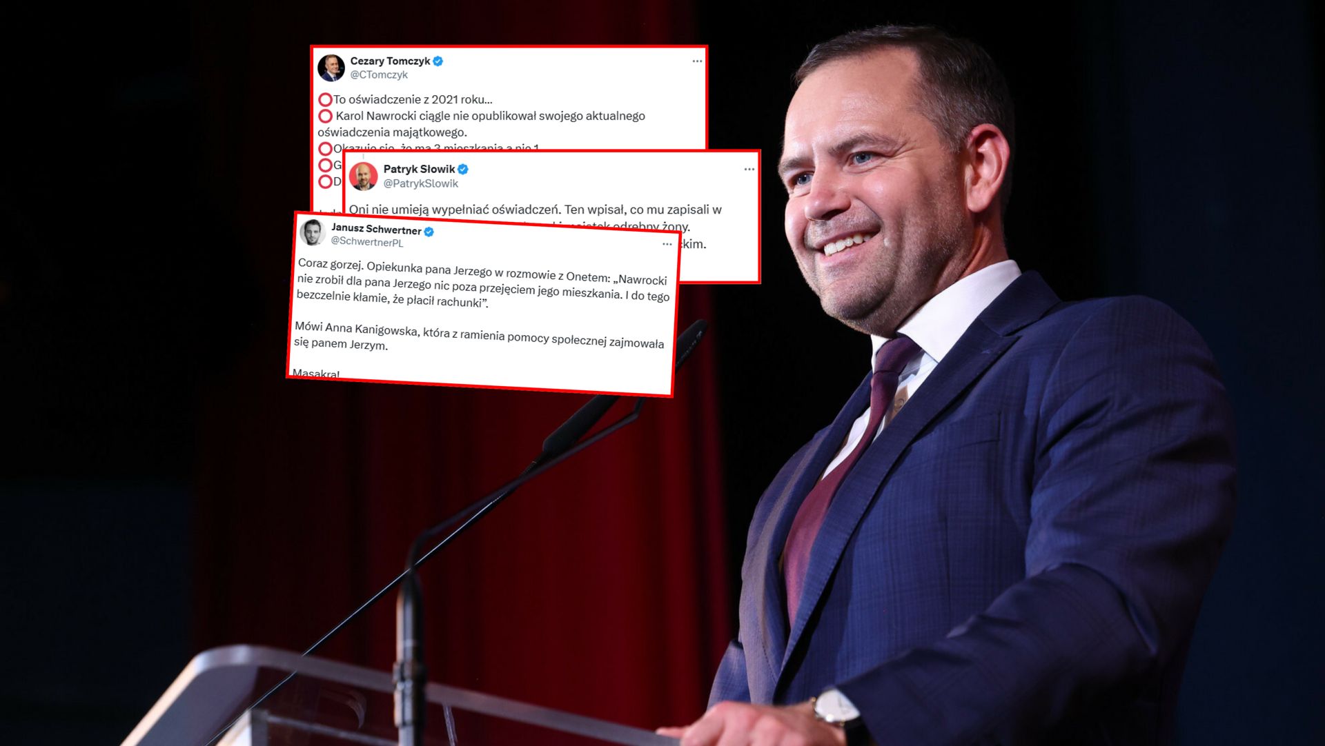 Burza wokół Nawrockiego. Lawina komentarzy w sieci