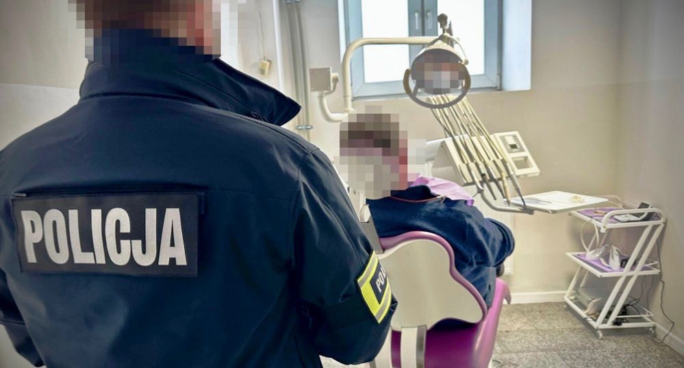Nielegalne zabiegi dentystyczne. Policja zatrzymała 59-latka