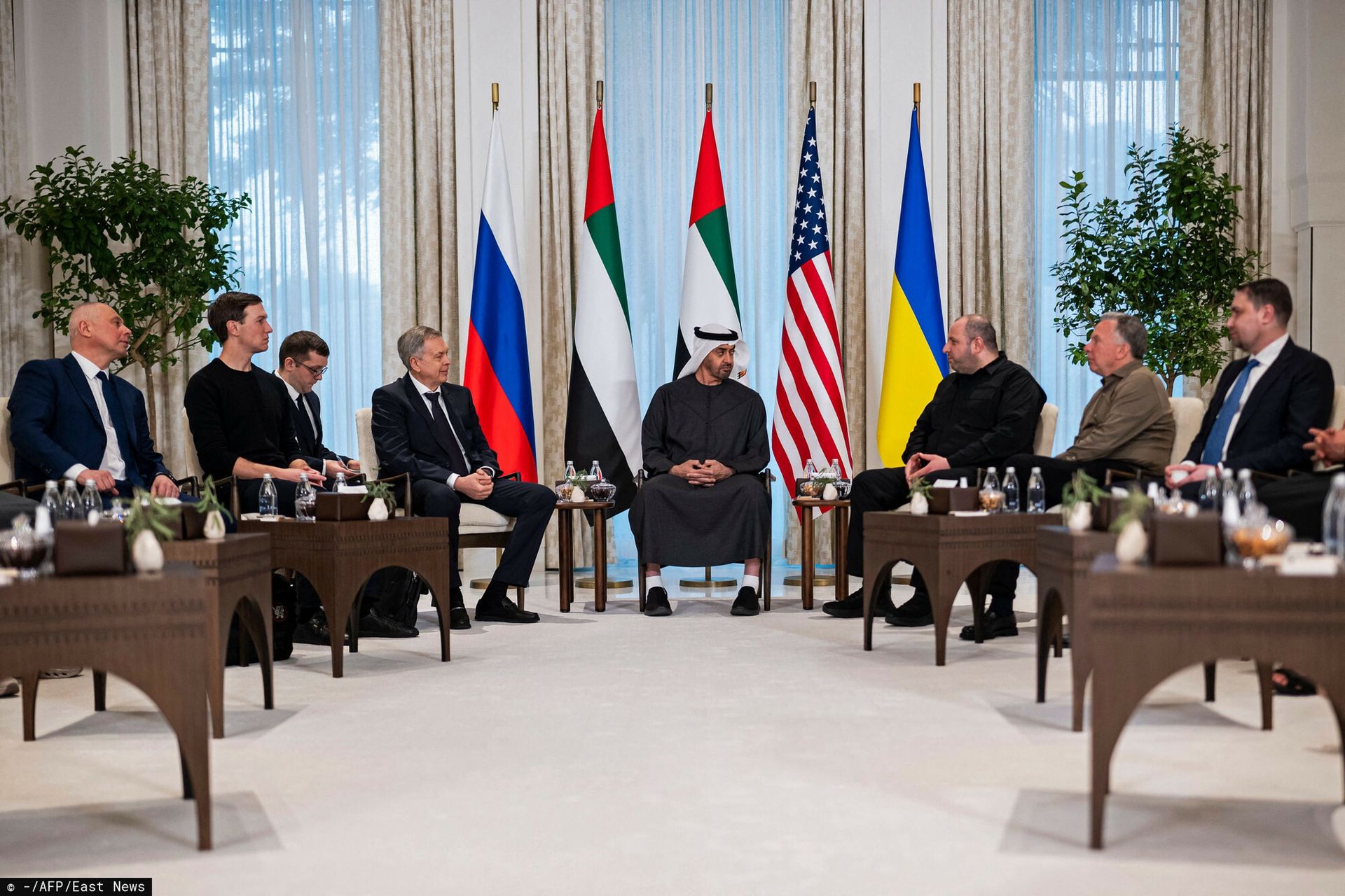 Pierwszy dzień rozmów w ZEA. Zełenski: za wcześnie na wnioski