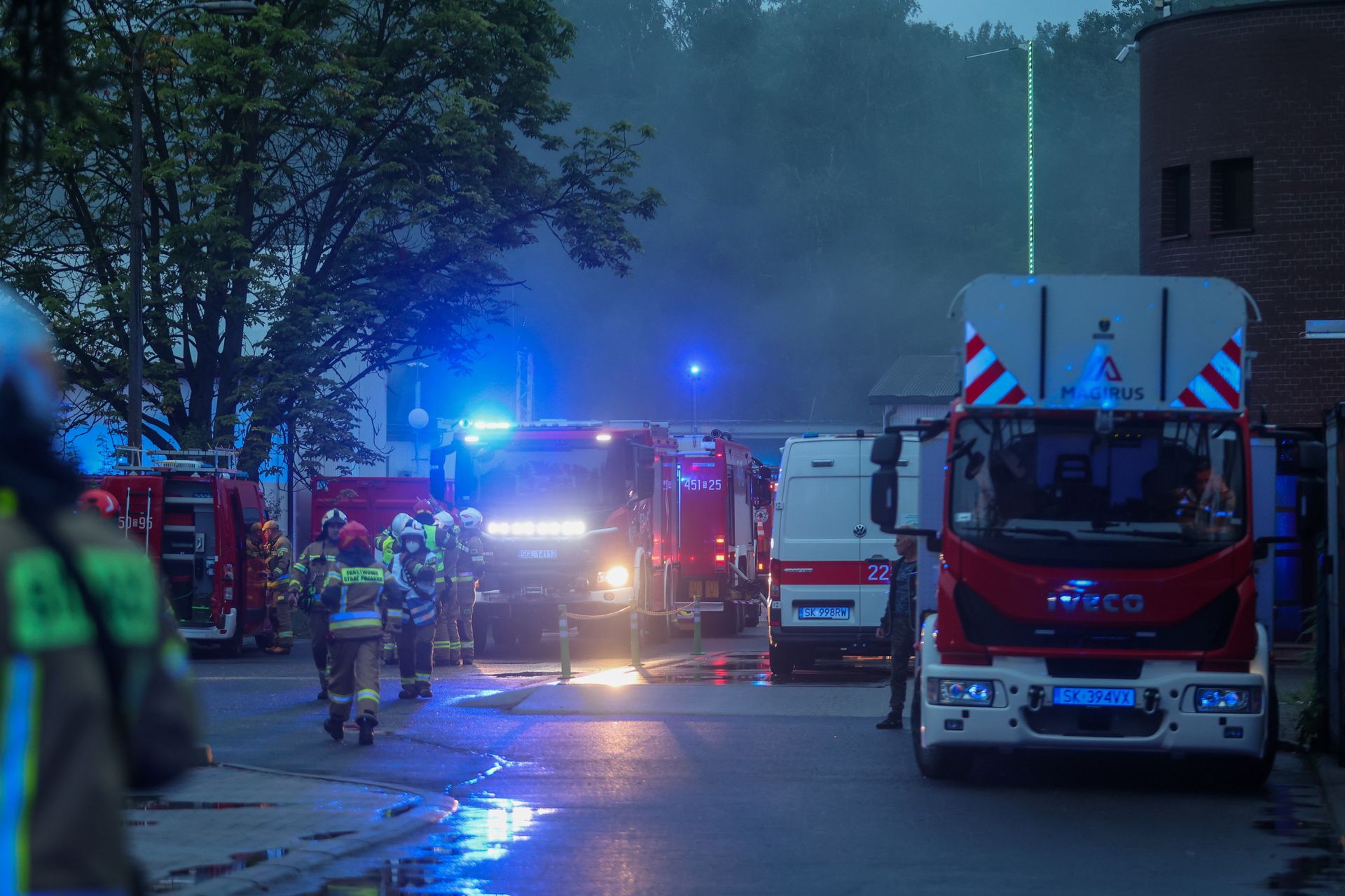 Pożar hotelu pracowniczego w Boleminie. Jedna osoba nie żyje