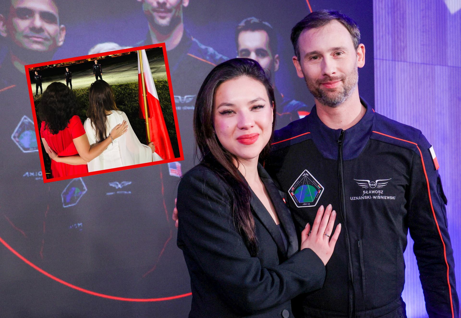 Towarzyszyła mężowi tuż przed startem. Wytłumaczyła wybór stroju