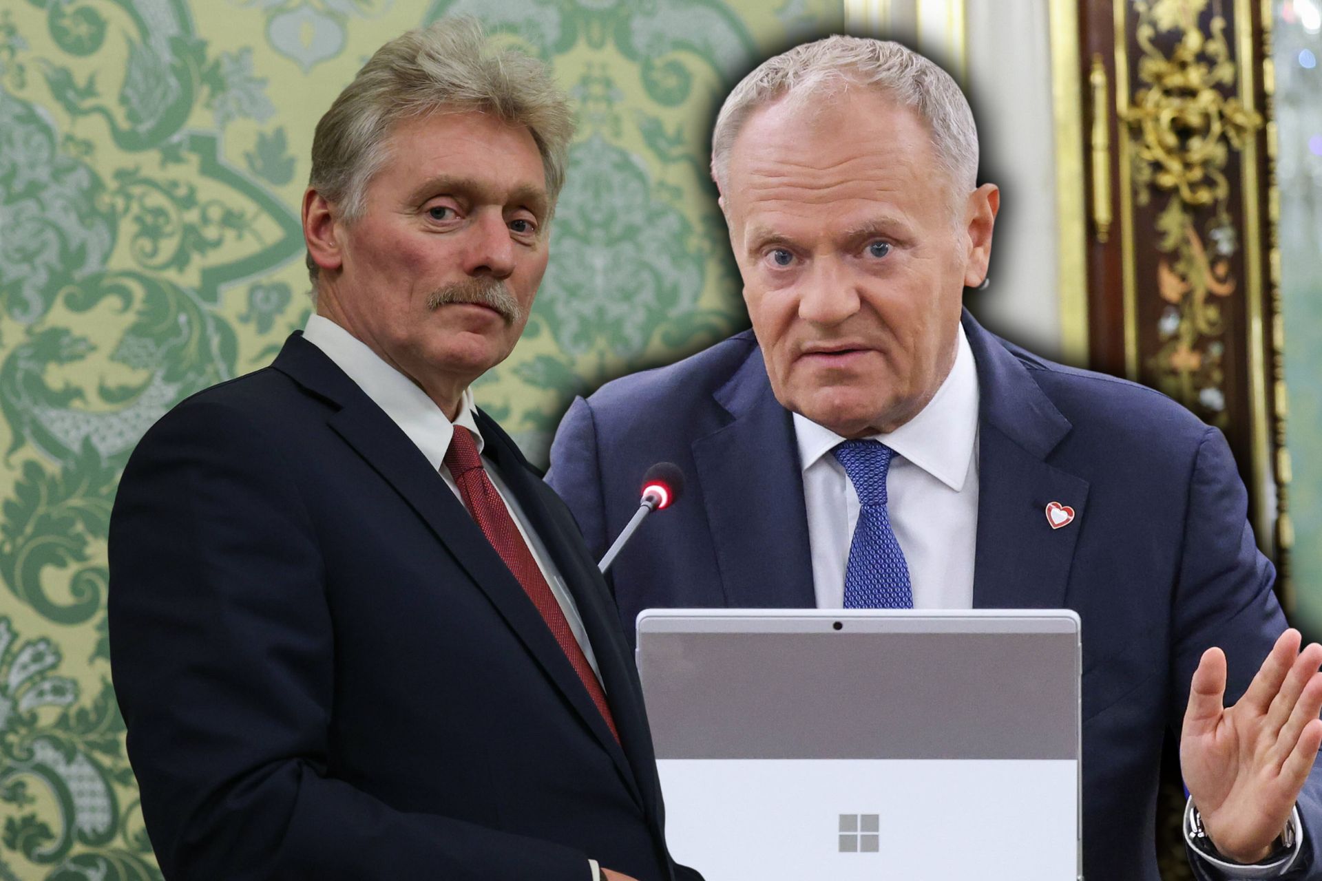 Tak Kreml reaguje na słowa Tuska. Pieskow o "terrorystycznym akcie"