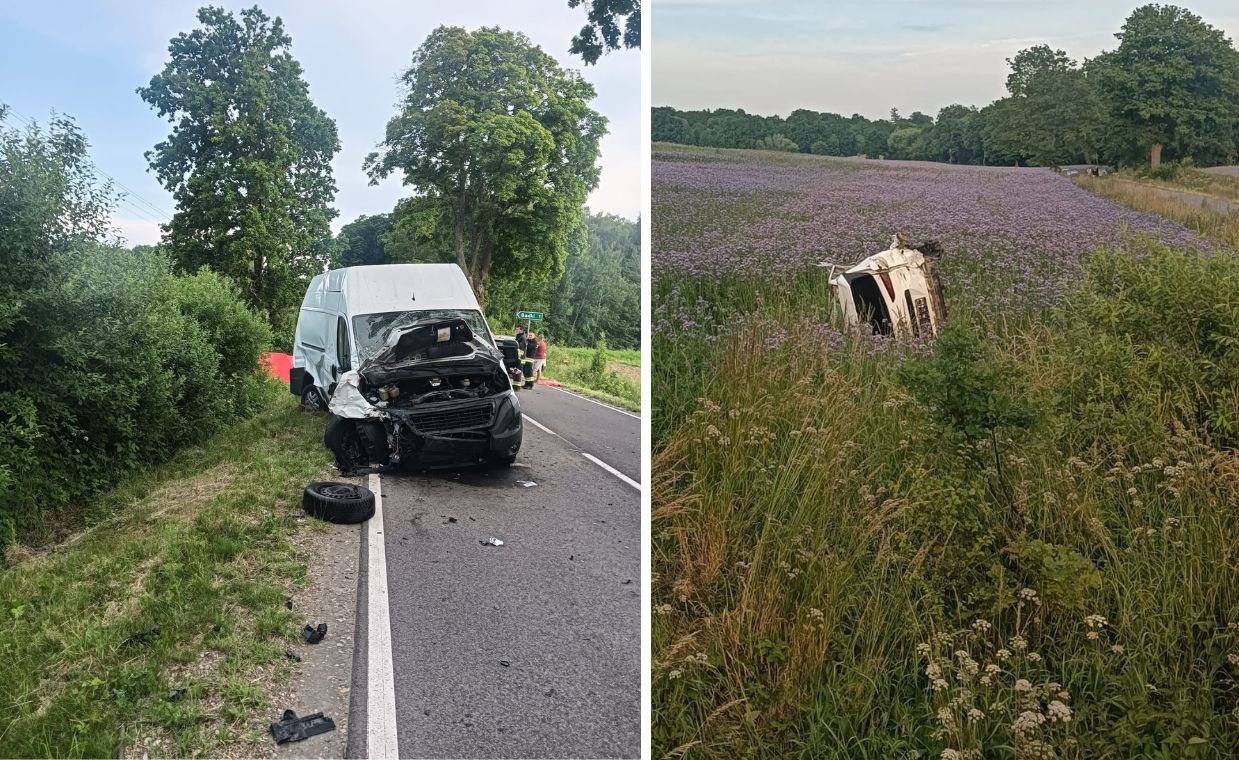 Tragiczny finał karambolu pod Barwicami. Nie żyje 4-letni chłopiec