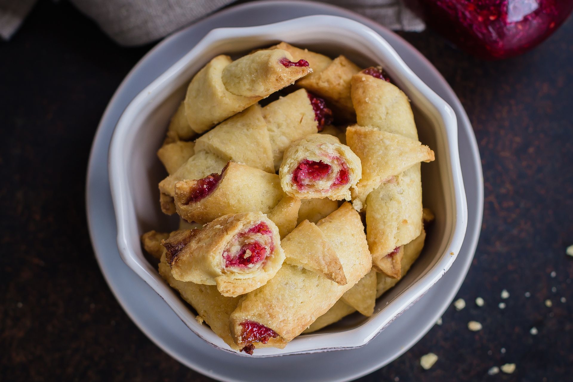 Rogaliki z 3 składników. Bez cukru, a chrupią jak z cukierni