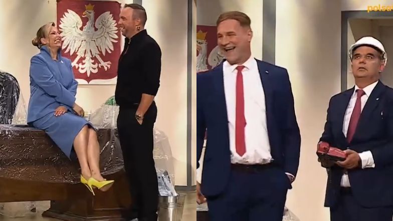 W "Kabarecie na żywo" żarty z byłego i aktualnego prezydenta. "Prezes kazał go ludziom wybrać, to go wybrali..."