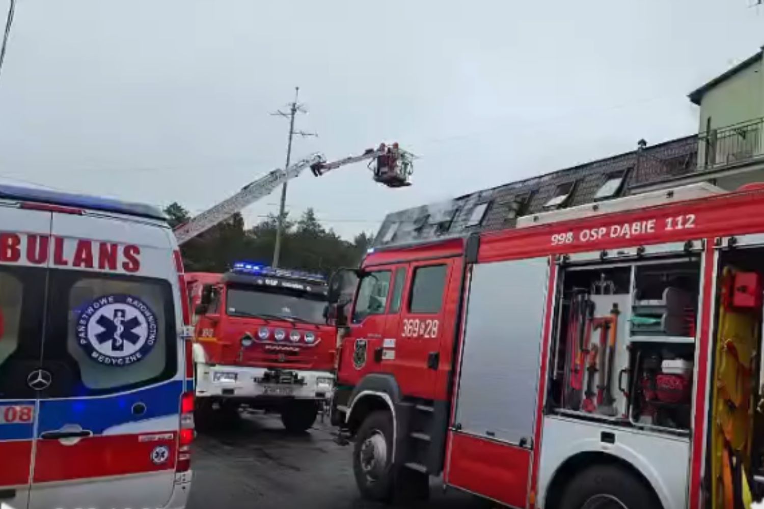 Pożar w DPS. Ewakuacja mieszkańców