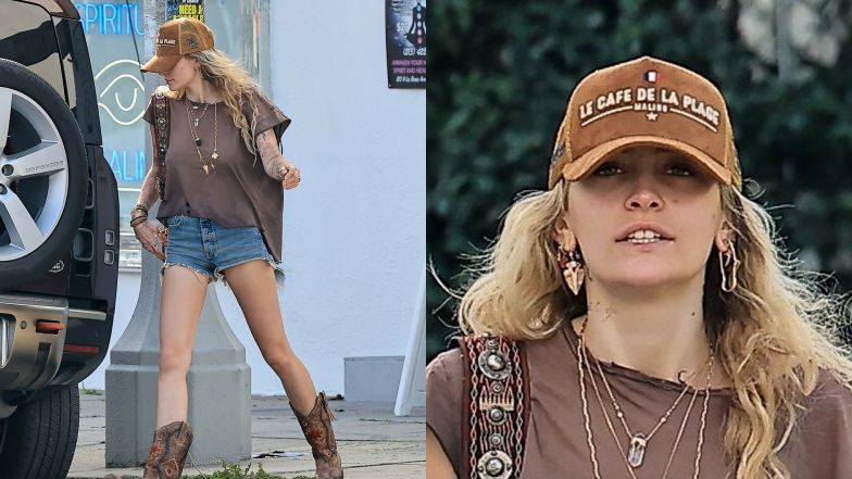 Wolna od makijażu Paris Jackson eksponuje na mieście nogi do nieba. Stylowa? (ZDJĘCIA)