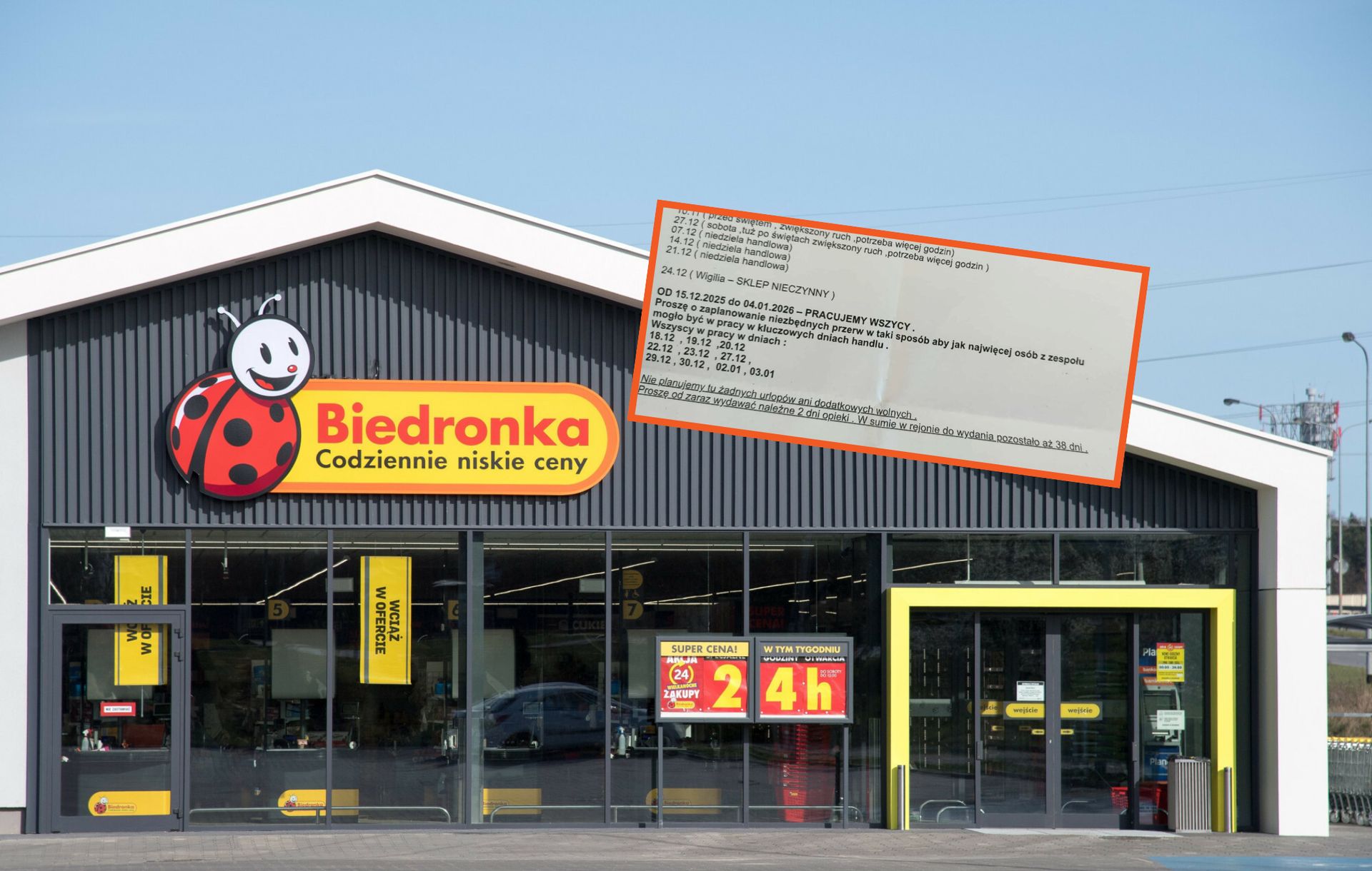 Wrze w Biedronce. Będą pracować do 1 w nocy. "To jest harówka"