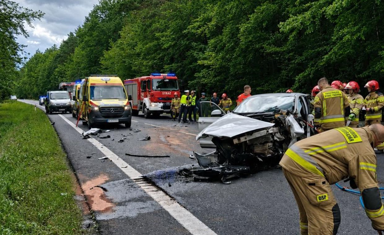 Tragiczny wypadek w Głogowie Małopolskim. Zginęły dwie osoby