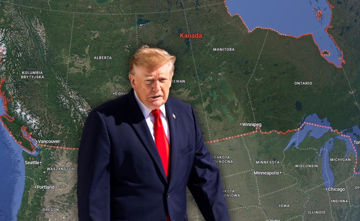 Trump znów atakuje Kanadę. "Skończą jako 51. stan"