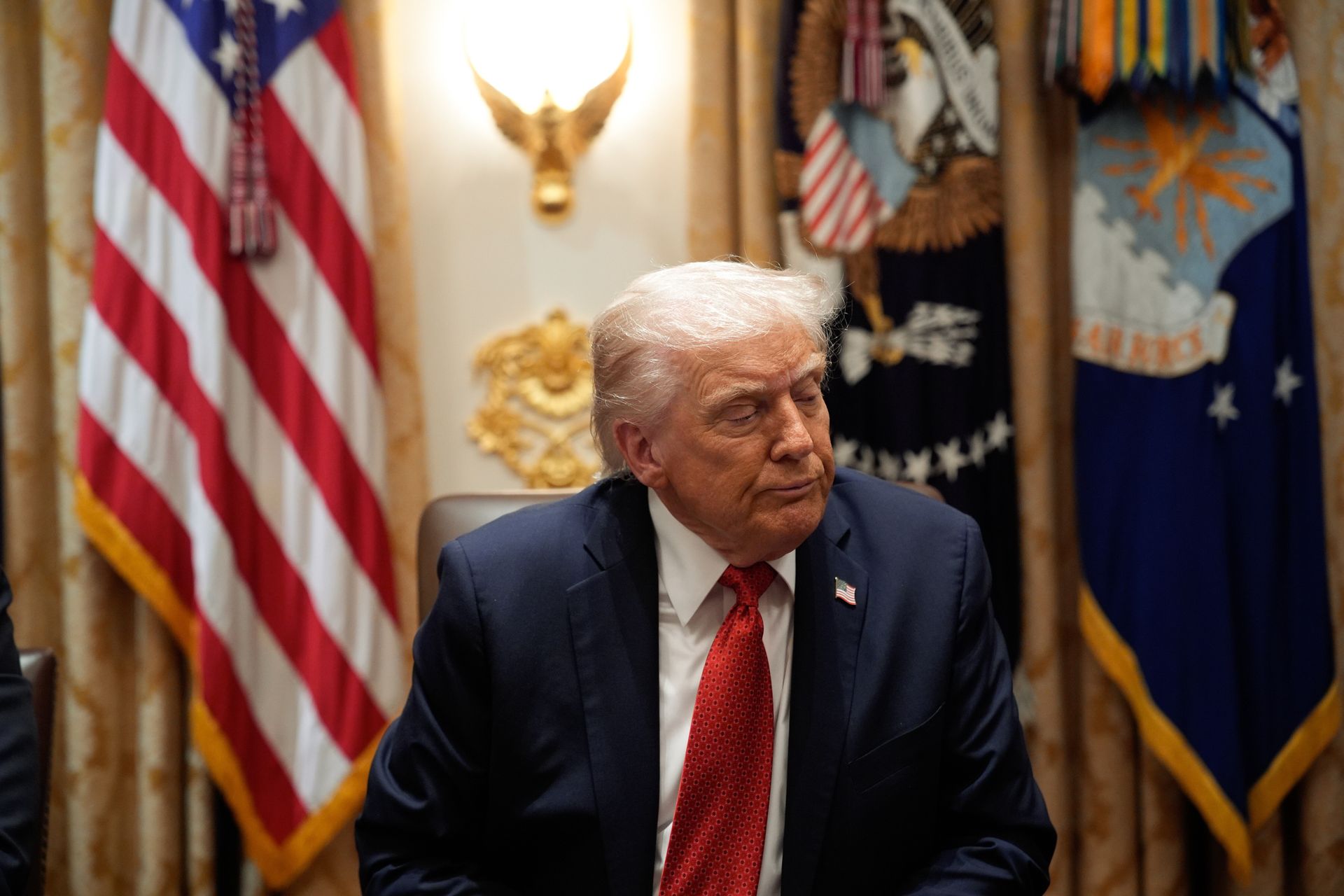 "Też cię nie lubię". Niezręcznie na spotkaniu z Trumpem