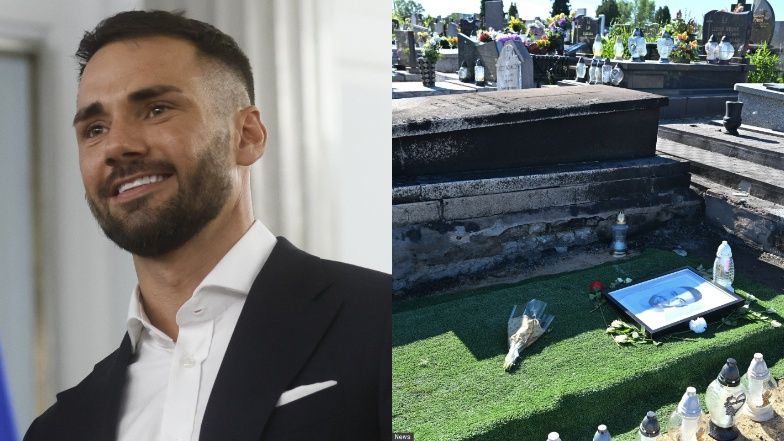 Grób Łukasza Litewki SPŁONĄŁ. Opiekun cmentarza twierdzi, iż ostrzegał przed takim scenariuszem. "Mówiłem, iż do tego dojdzie"