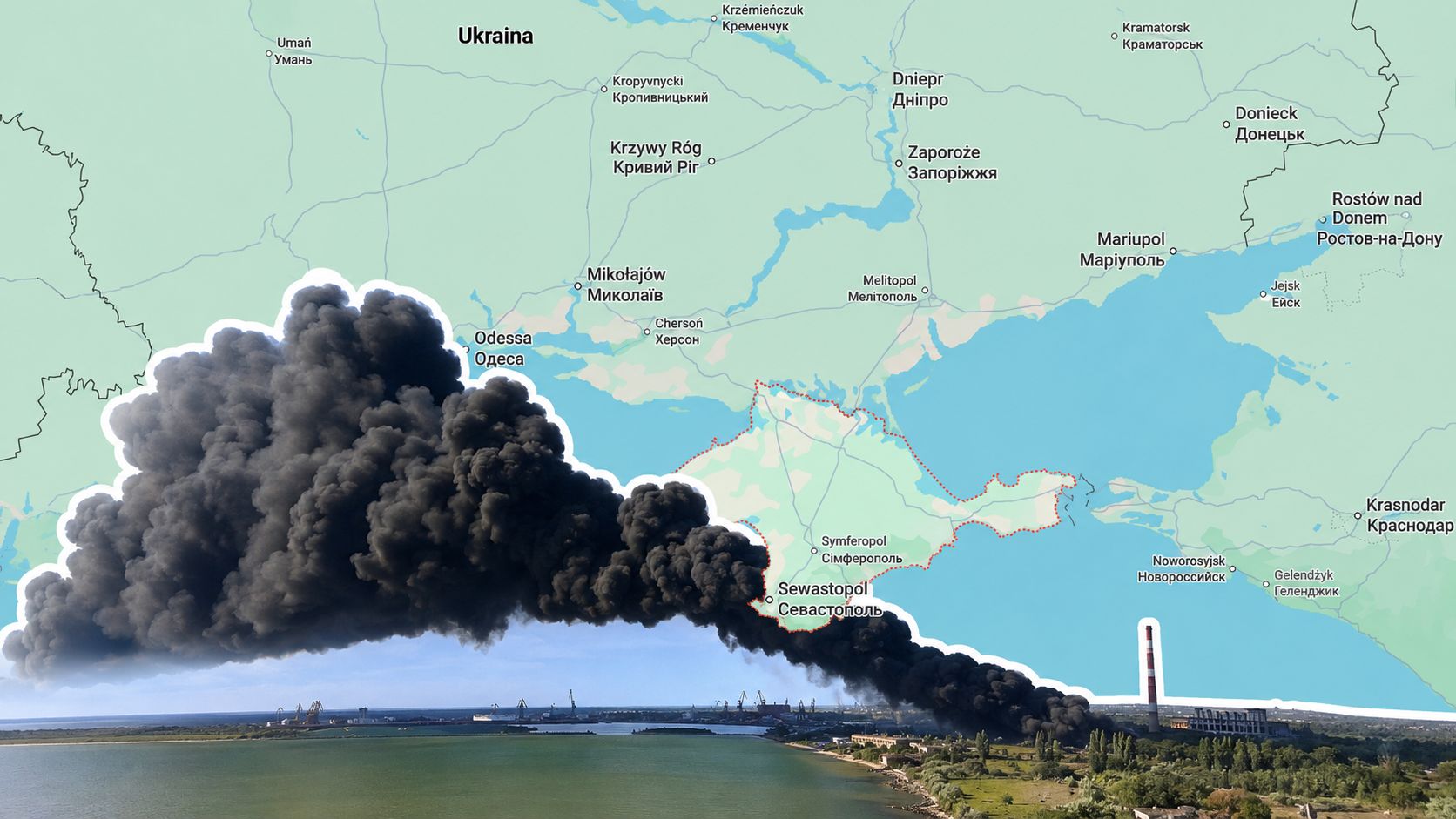 Odetną Krym od świata? Totalny chaos i panika