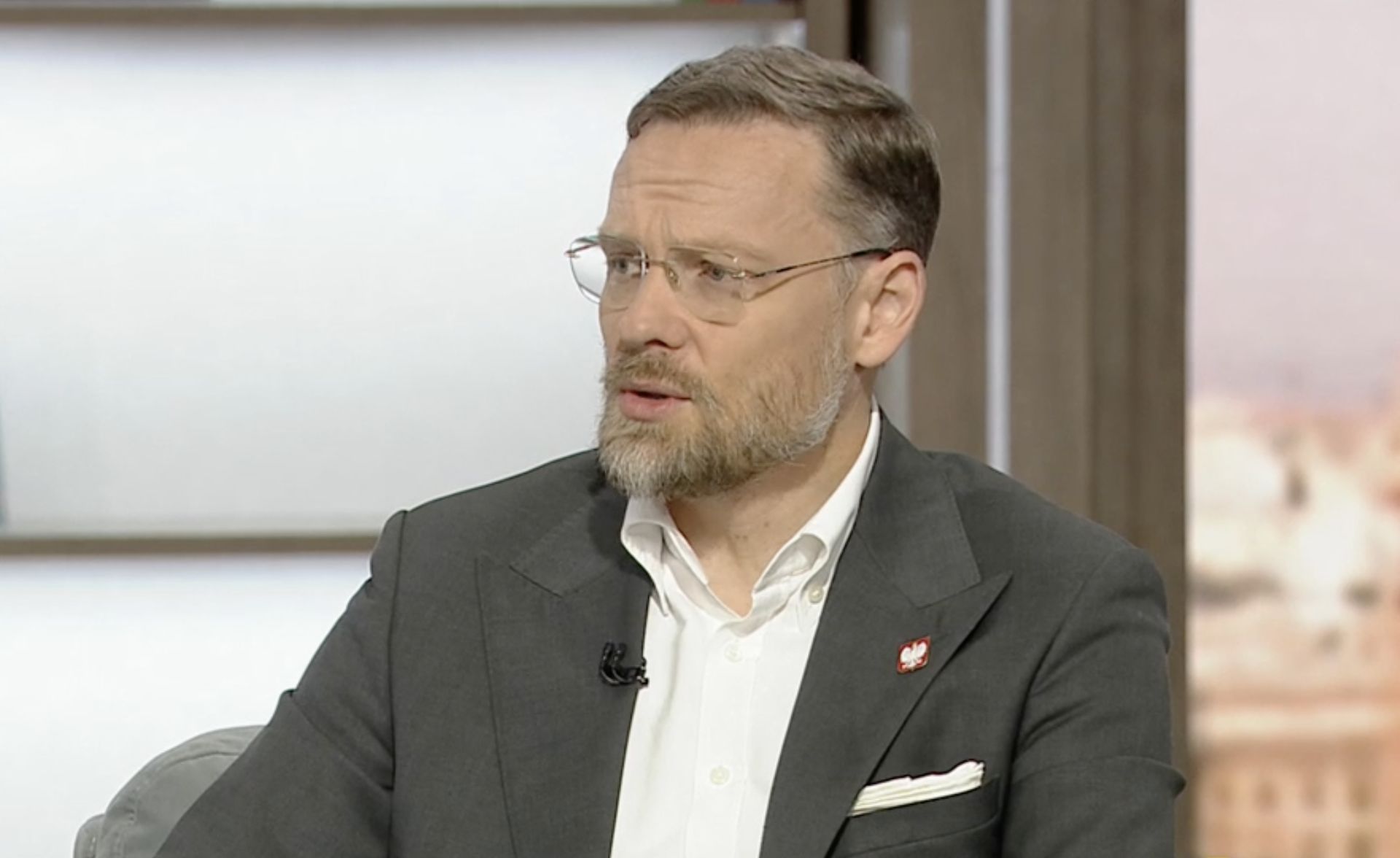 "Kłamie pan w sposób bezczelny". Ostre spięcie w studiu telewizyjnym