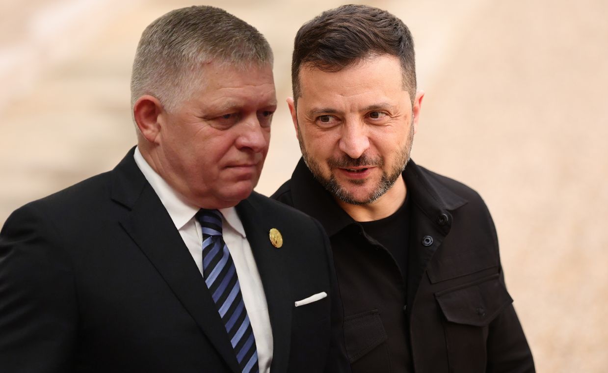 Zełenski spotka się z Fico. Słowacki premier mówił o "nienawiści"