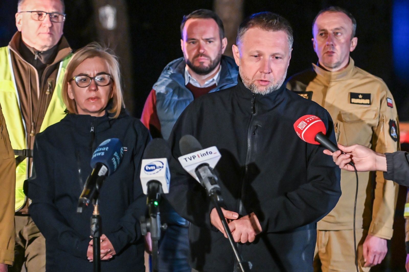 "Wy się zapiszcie do tego PiS-u". Gorąco na konferencji ws. pożaru