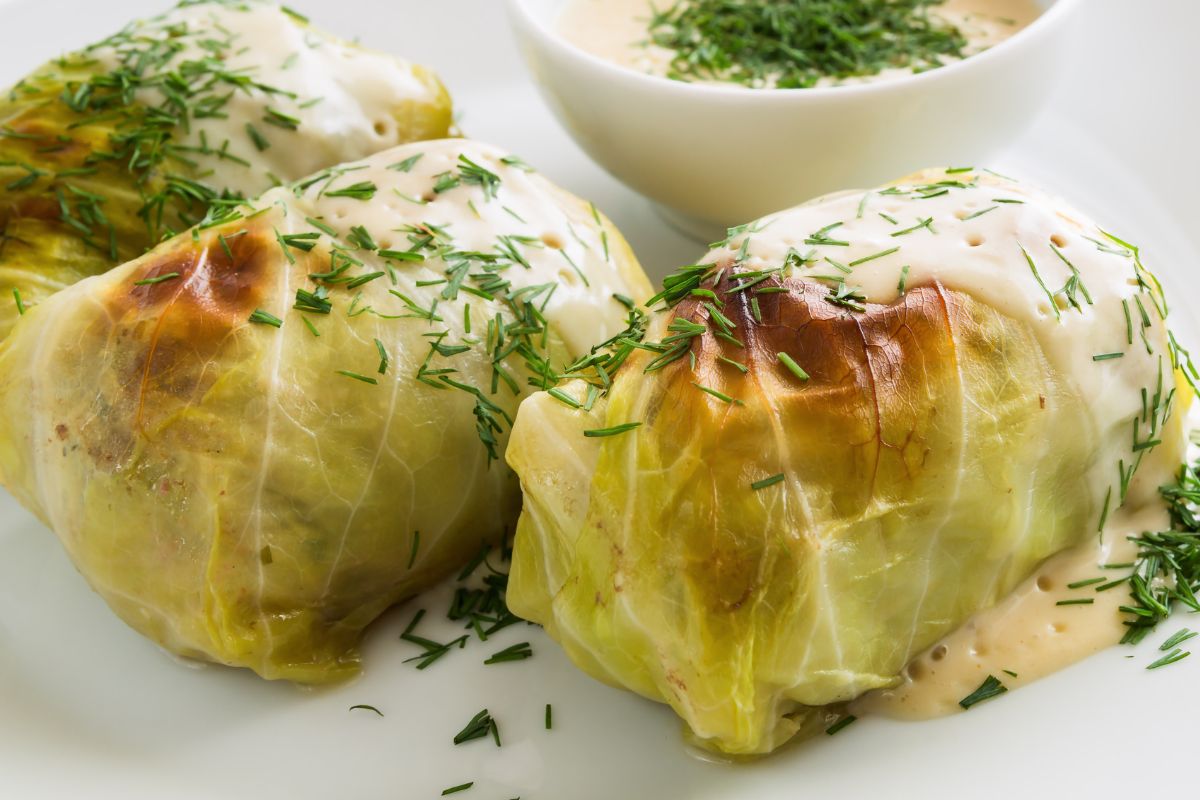 Na piątek robię gołąbki bez mięsa w koperkowym sosie. Tak pyszne, iż każdy chce dokładkę