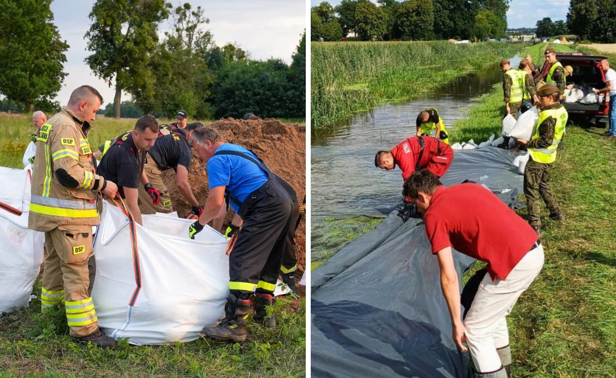 Pomorskie walczy ze skutkami opadów. Jednak zagrożenie przez cały czas istnieje