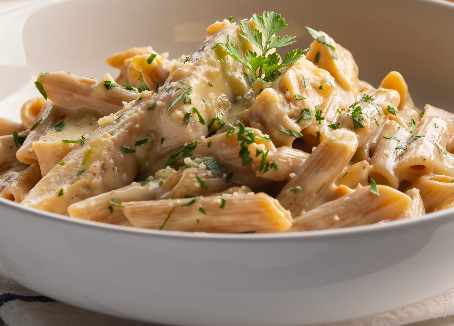 Makaron robię często z tym mięsem. Jest chudsze i zdrowsze od kurczaka