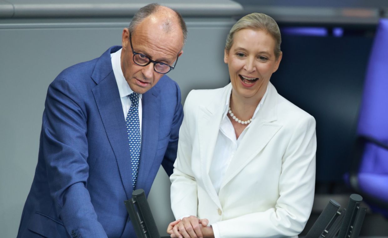 Awantura w Bundestagu. Merz starł się z Weidel