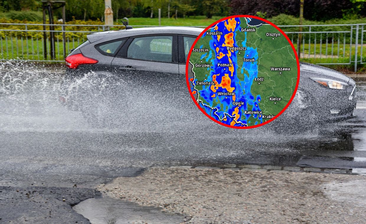 W tych regionach spadnie najwięcej deszczu. IMGW pokazuje mapę