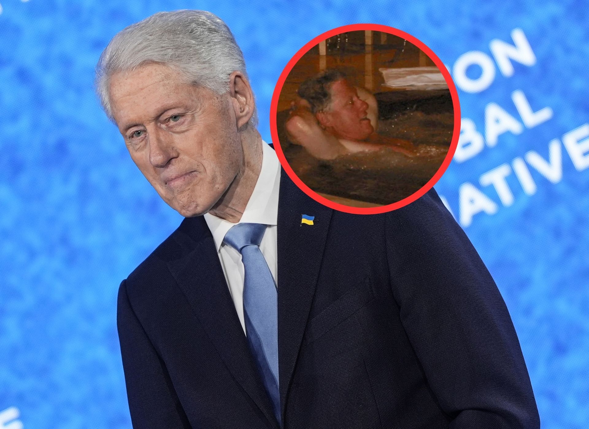 Bill Clinton o kontrowersyjnym zdjęciu w jacuzzi. Zdradza kontekst