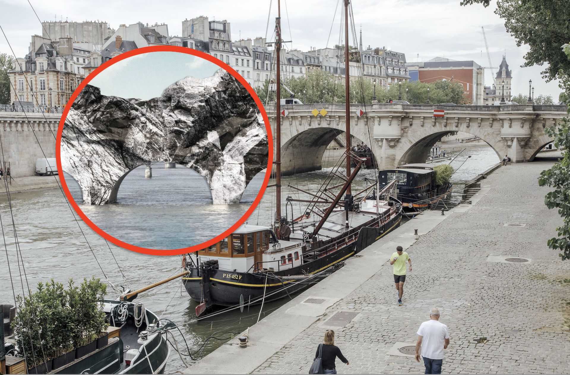 Zniknie Pont Neuf w Paryżu. Przykryje go wielka płachta