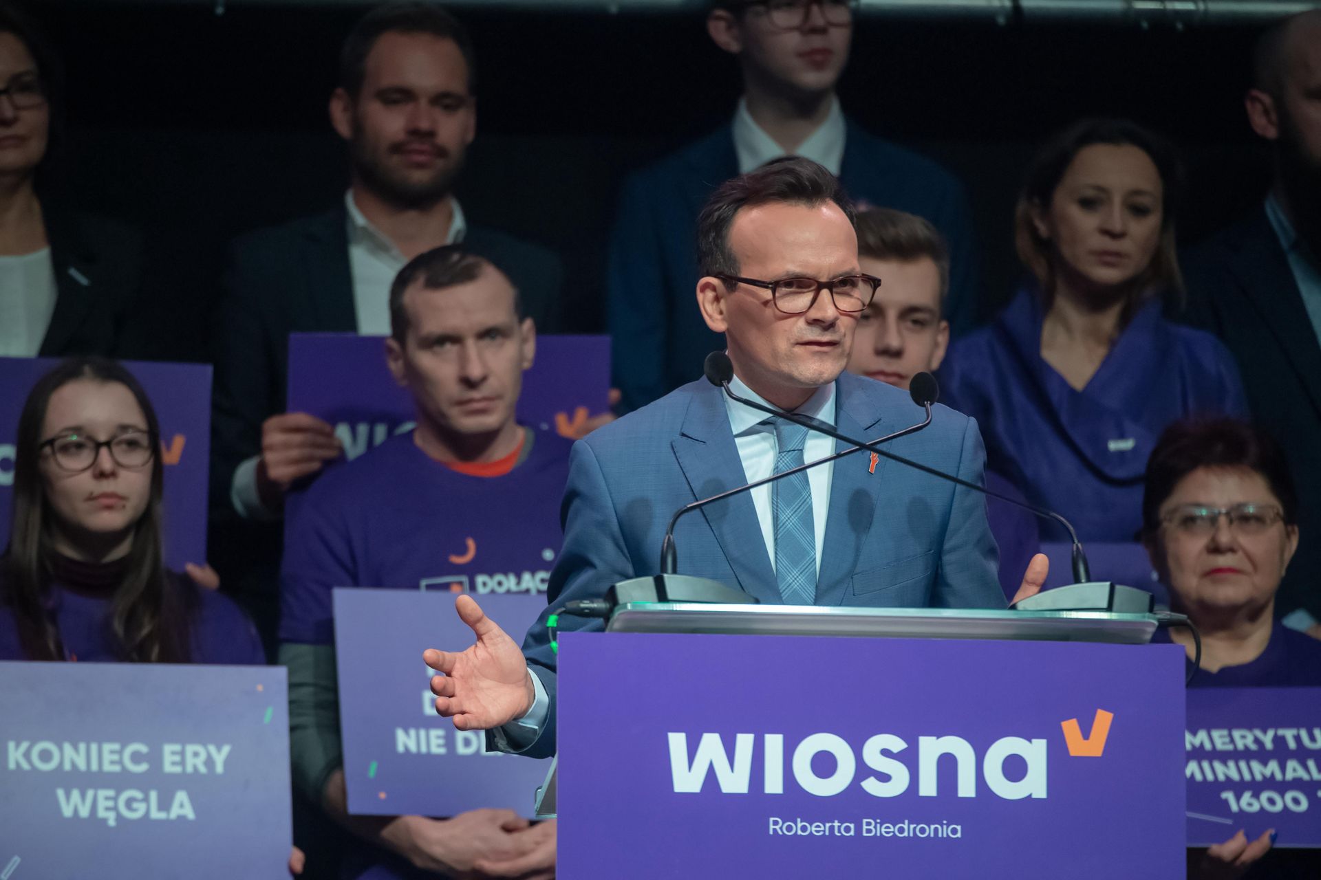 Był w Wiośnie Biedronia. Ma nową pracę