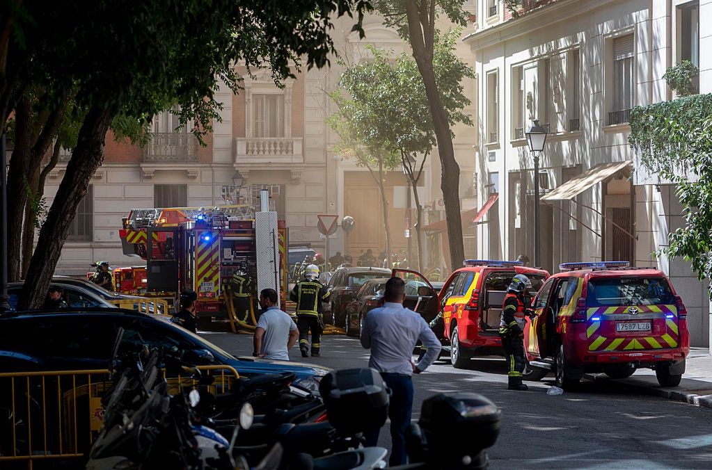 Zawalenie budynku w Madrycie. Są ranni