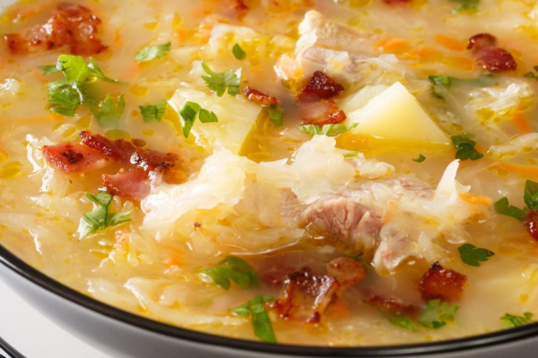 Zapomniana śląska zupa. Doskonale rozgrzewa i działa jak booster na jelita