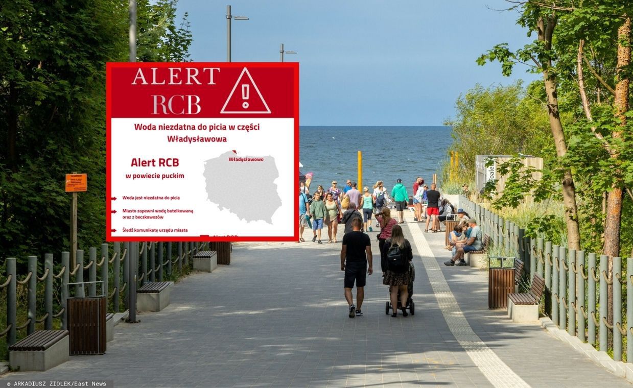 Problem z wodą we Władysławowie. "Śledź komunikaty"