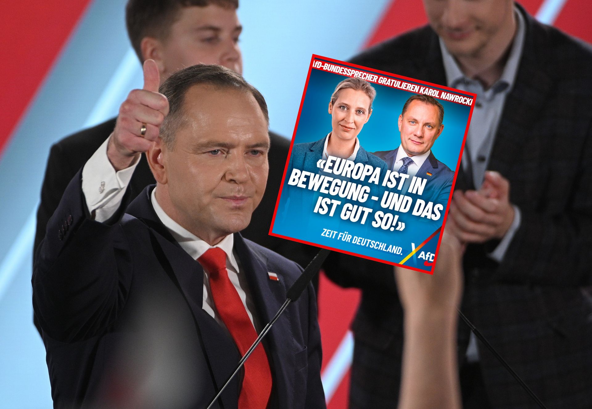 AfD gratuluje Nawrockiemu. "Europa jest w ruchu i to dobrze"