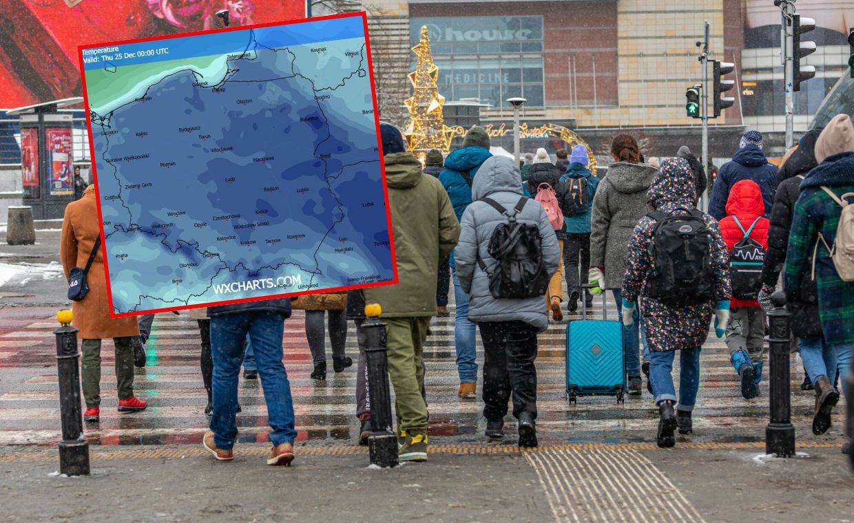 Temperatura drastycznie się obniży. choćby do -15 stopni C.