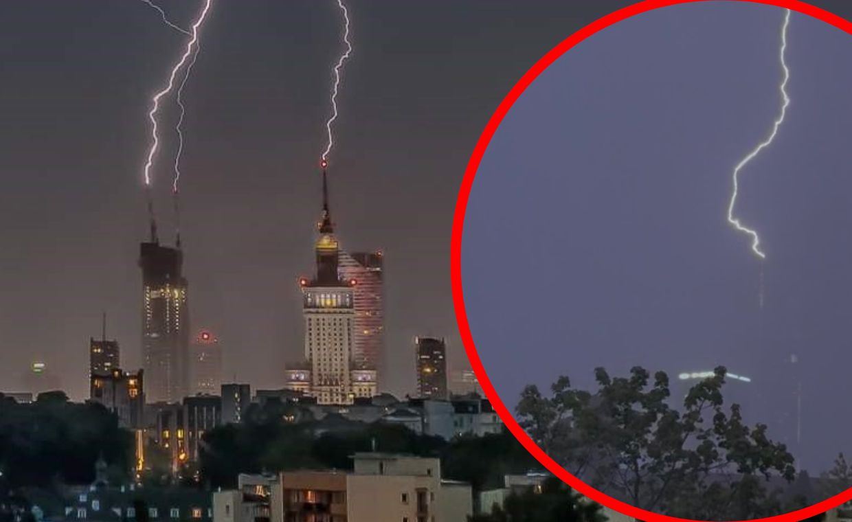 Varso Tower trafiony przez piorun. Wiadomo, co z budynkiem