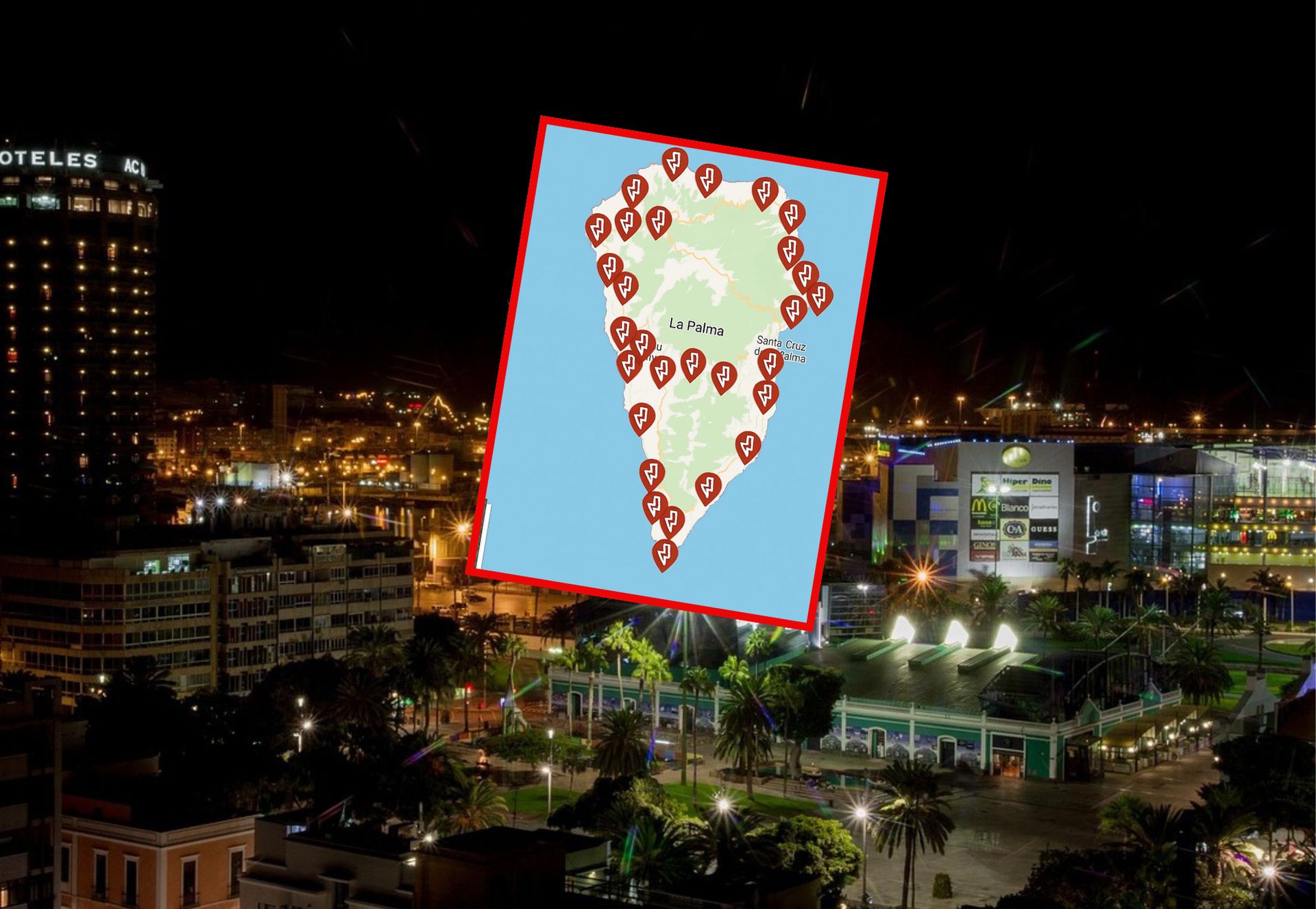 Blackout na La Palmie. 50 tys. osób bez prądu